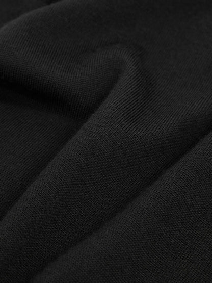 Reiss Offer - Slim Fit Merino Wool Roll Neck Jumper in Black