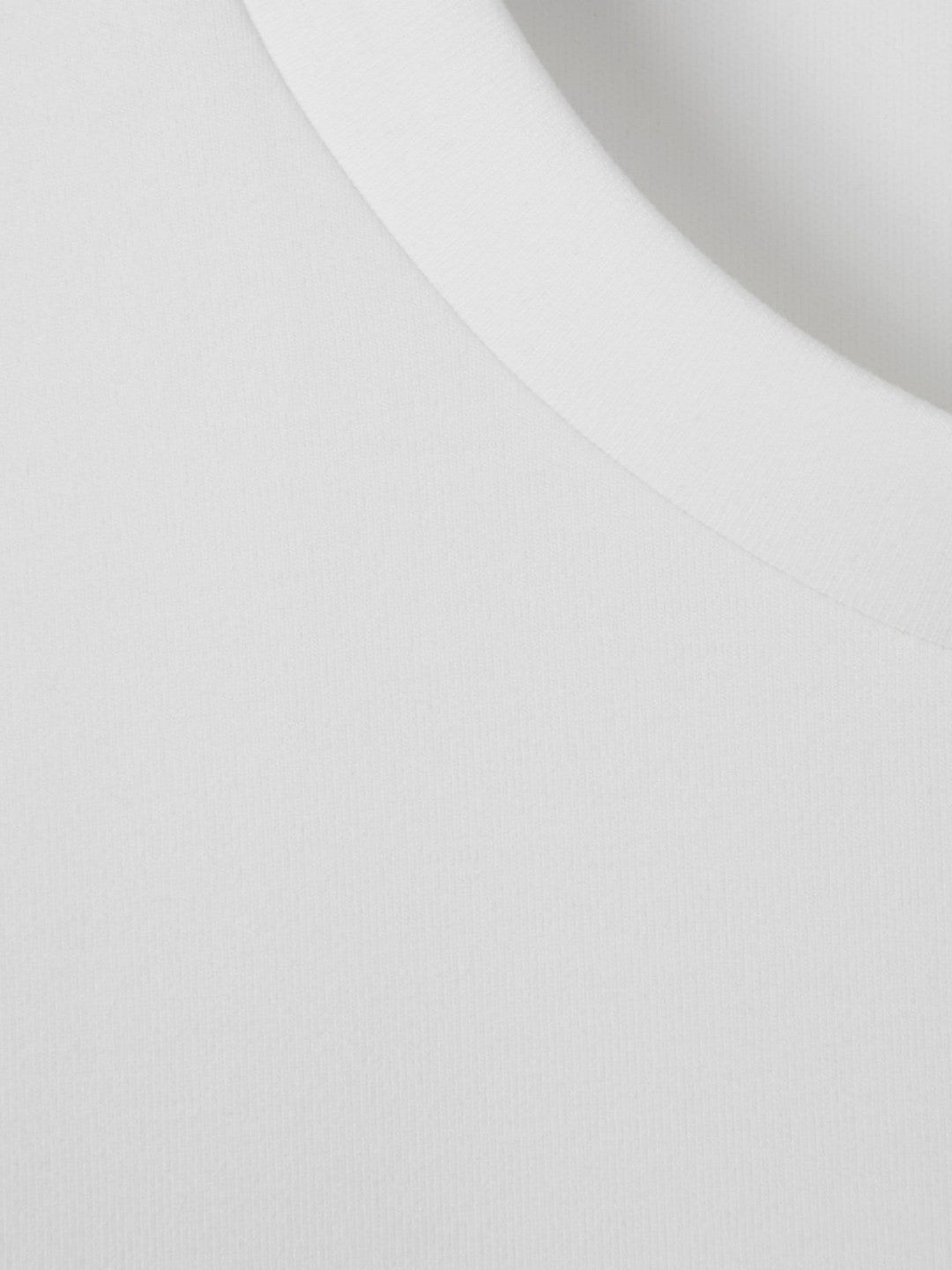 Reiss Offer - Interlock Jersey Crew Neck T-Shirt in White