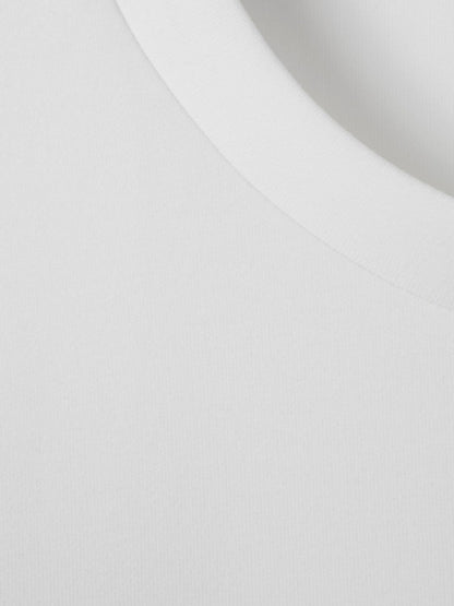 Reiss Offer - Interlock Jersey Crew Neck T-Shirt in White
