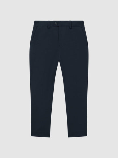 Reiss Offer - 3-9 yrs Wool Blend Adjustable Trousers in Navy