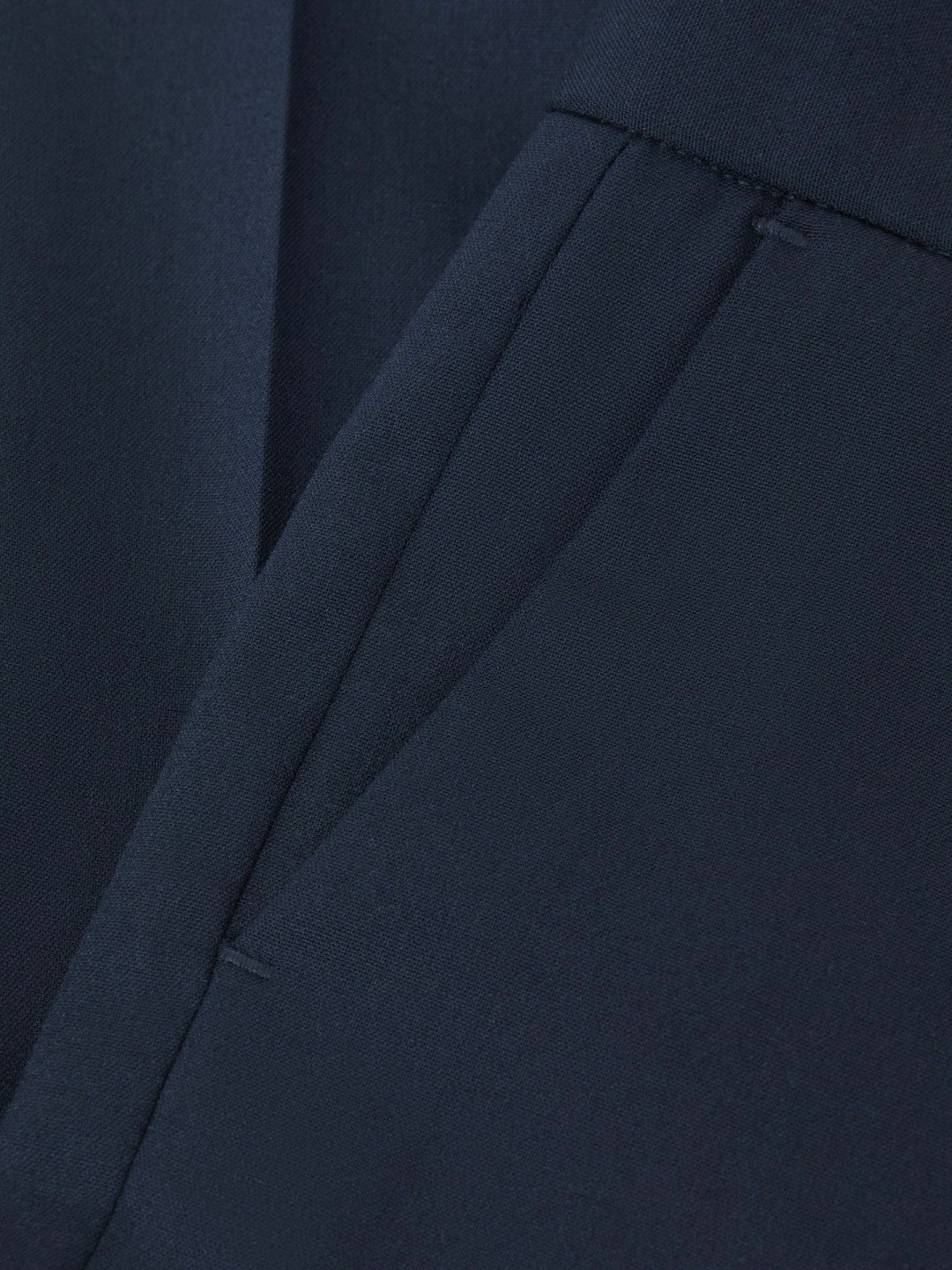 Reiss Offer - 3-9 yrs Wool Blend Adjustable Trousers in Navy