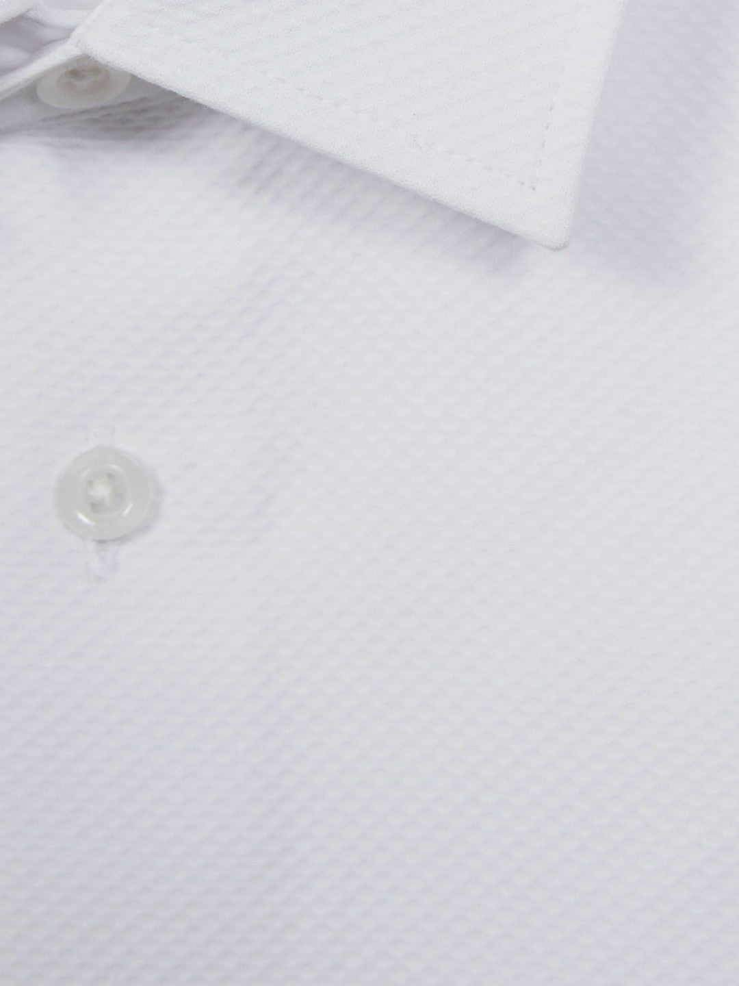 Reiss Value - 9-14 yrs Slim Fit Textured Bib Dinner Shirt in White