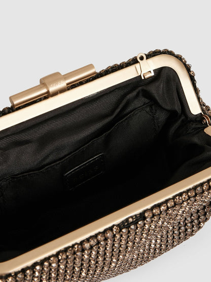 Reiss Affordable - Embellished Clutch Bag in Gold