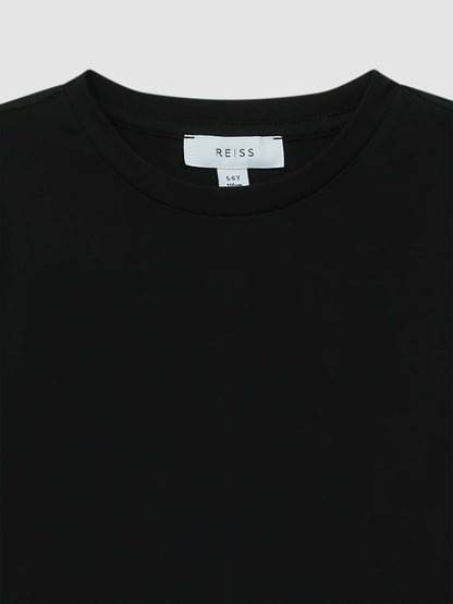 Reiss Value - 9-13 yrs Crew Neck T-Shirt in Black