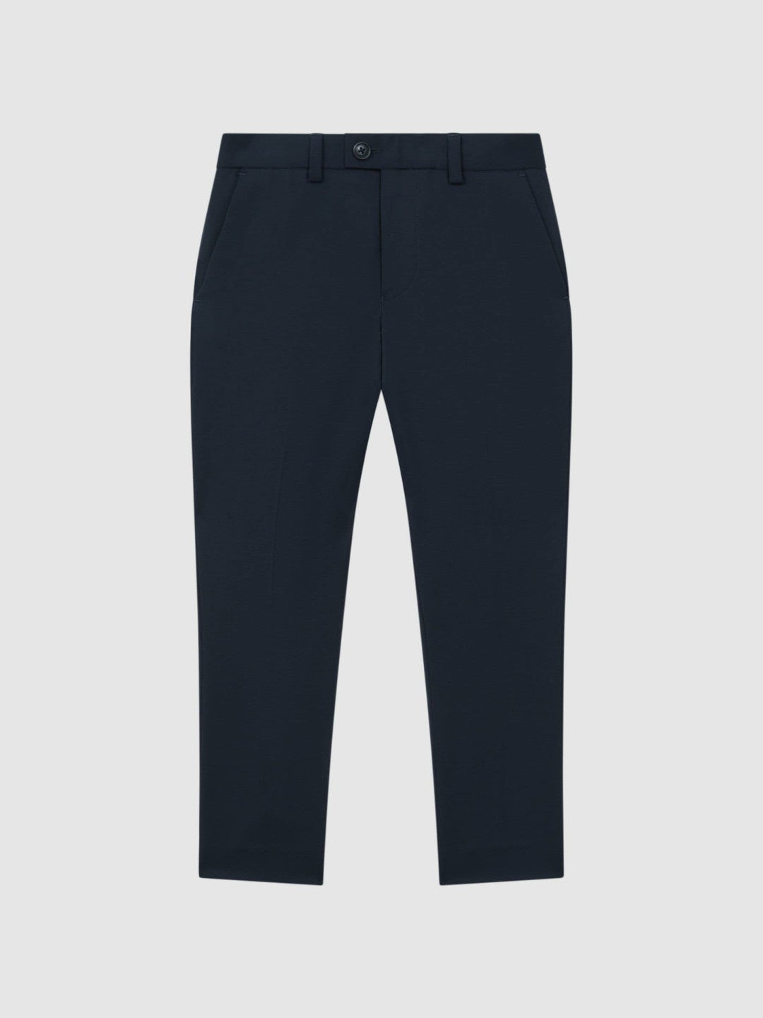 Reiss Value - 9-14 yrs Wool Blend Adjustable Trousers in Navy