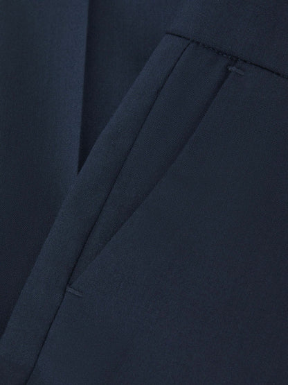 Reiss Value - 9-14 yrs Wool Blend Adjustable Trousers in Navy