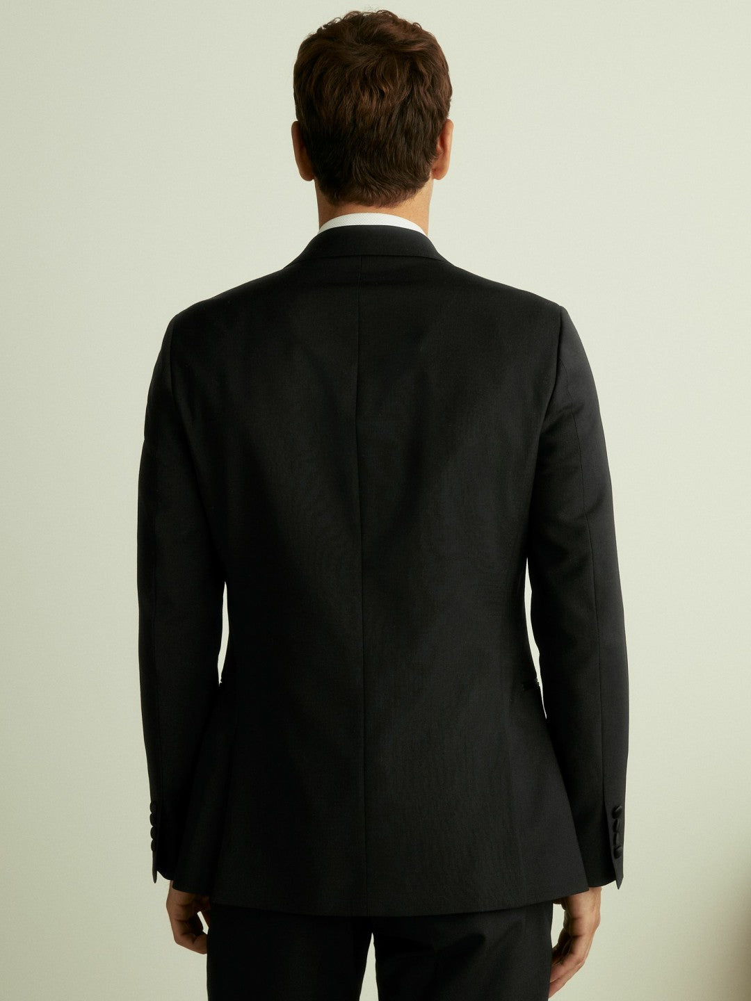 Reiss Savings - Double Breasted Tuxedo Slim Fit Jacket in Black