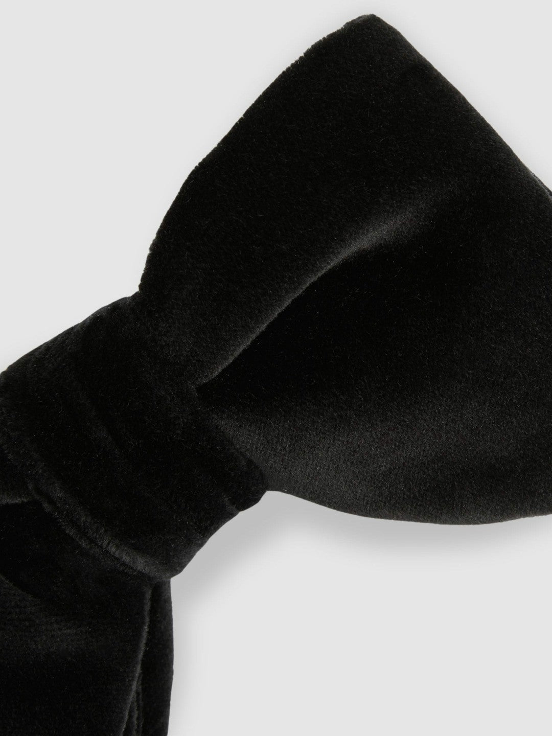 Reiss Sale - Velvet Bow Tie in Black