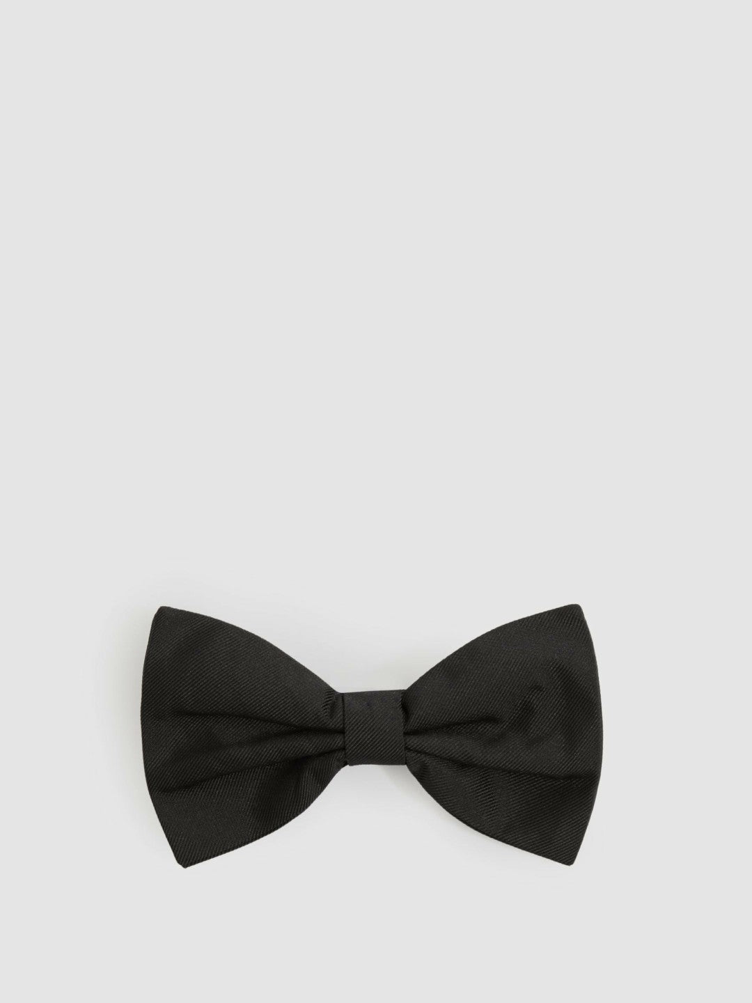 Reiss Best Seller - Grosgrain Silk Bow Tie in Black