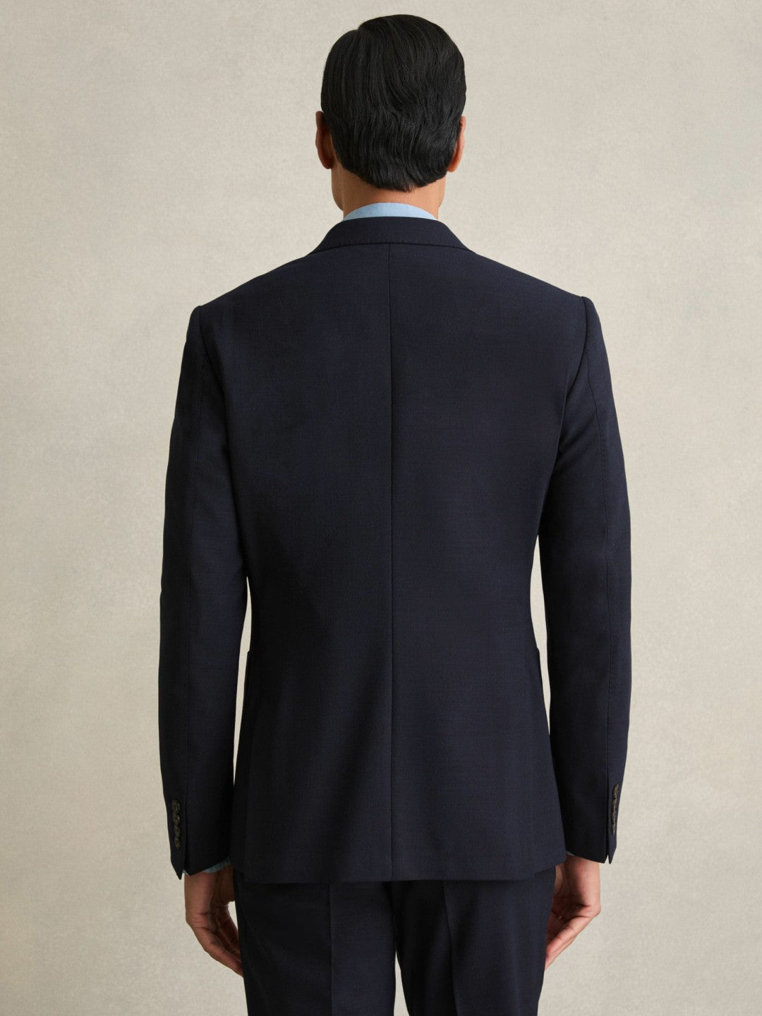 Reiss Best Seller - Double Breasted Suit Blazer Slim Fit in Navy