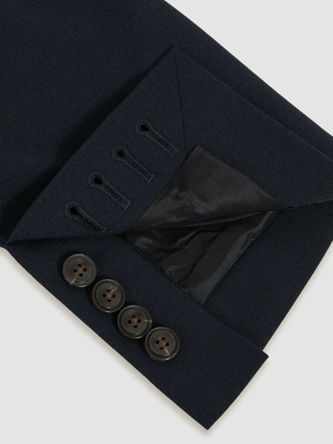 Reiss Best Seller - Double Breasted Suit Blazer Slim Fit in Navy