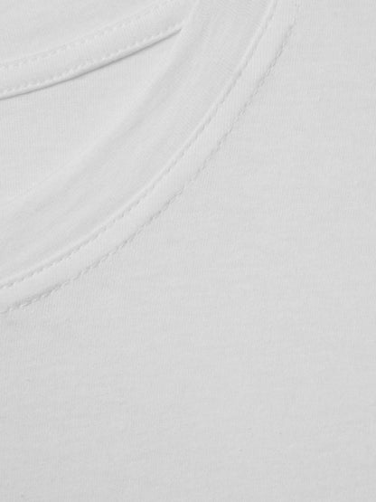 Reiss Savings - Cotton Capped Sleeve T-Shirt in White