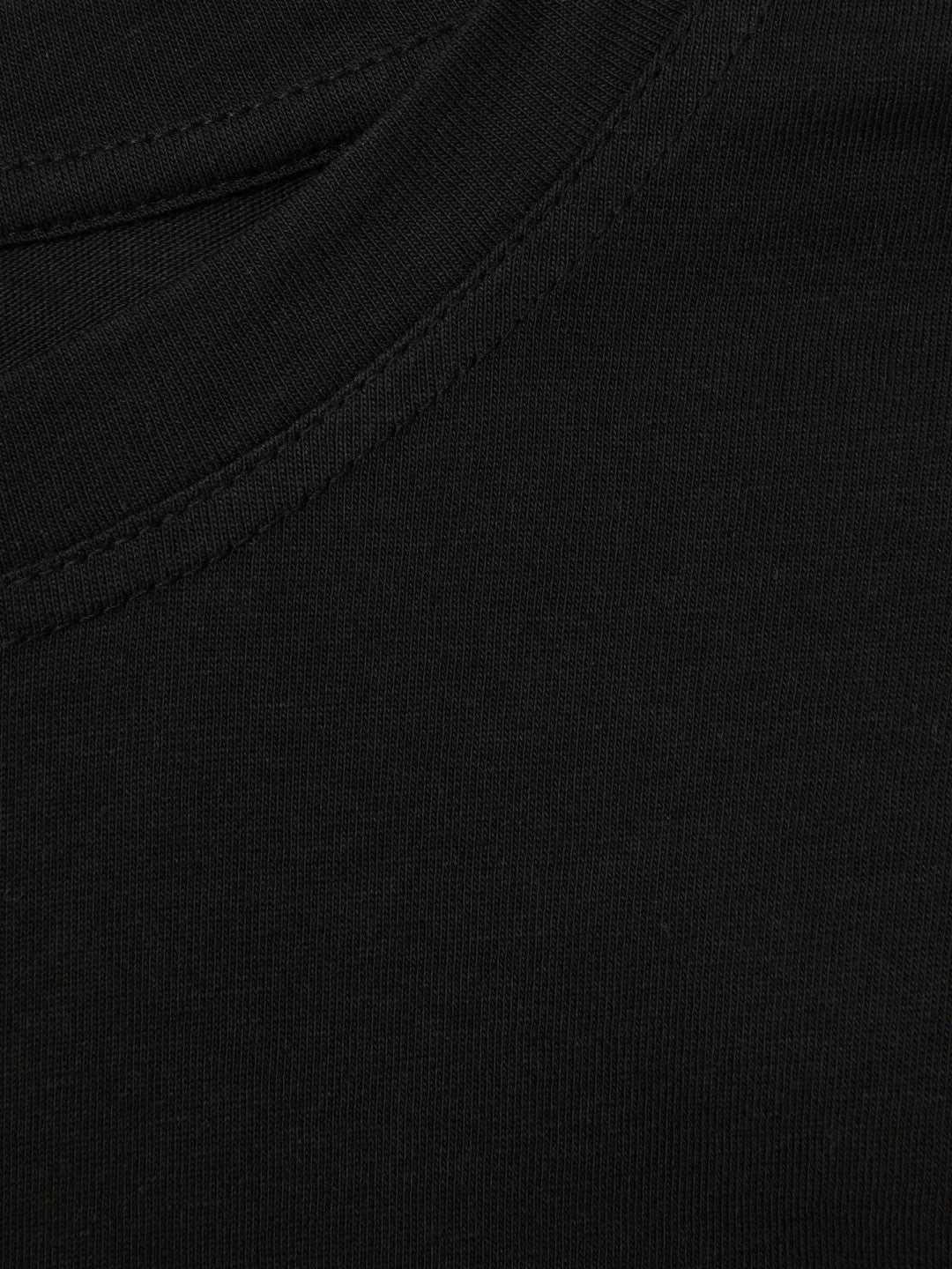 Reiss Value - Cotton Capped Sleeve T-Shirt in Black