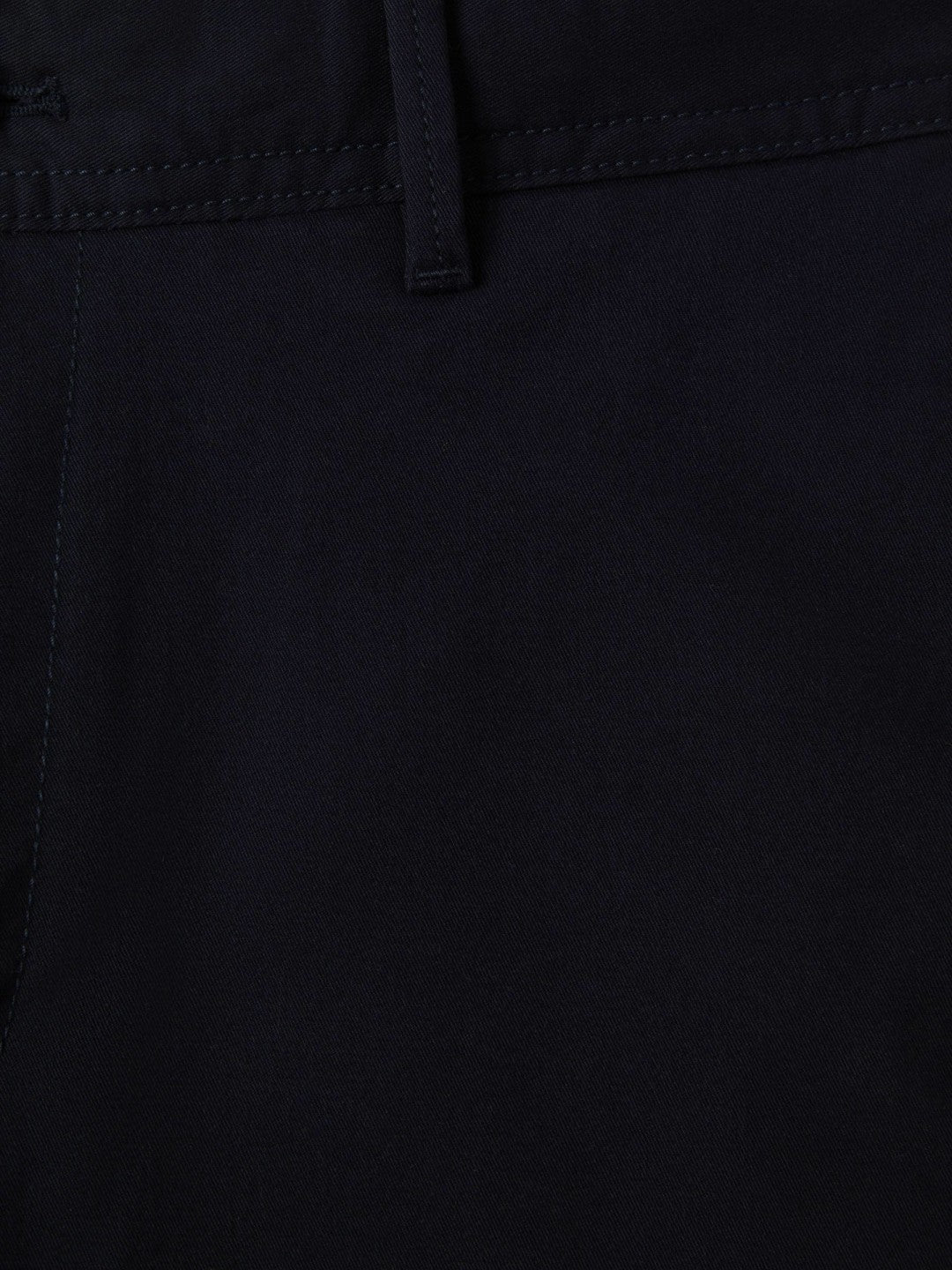 Reiss Featured - Slim Fit Washed Cotton Blend Chinos in Navy