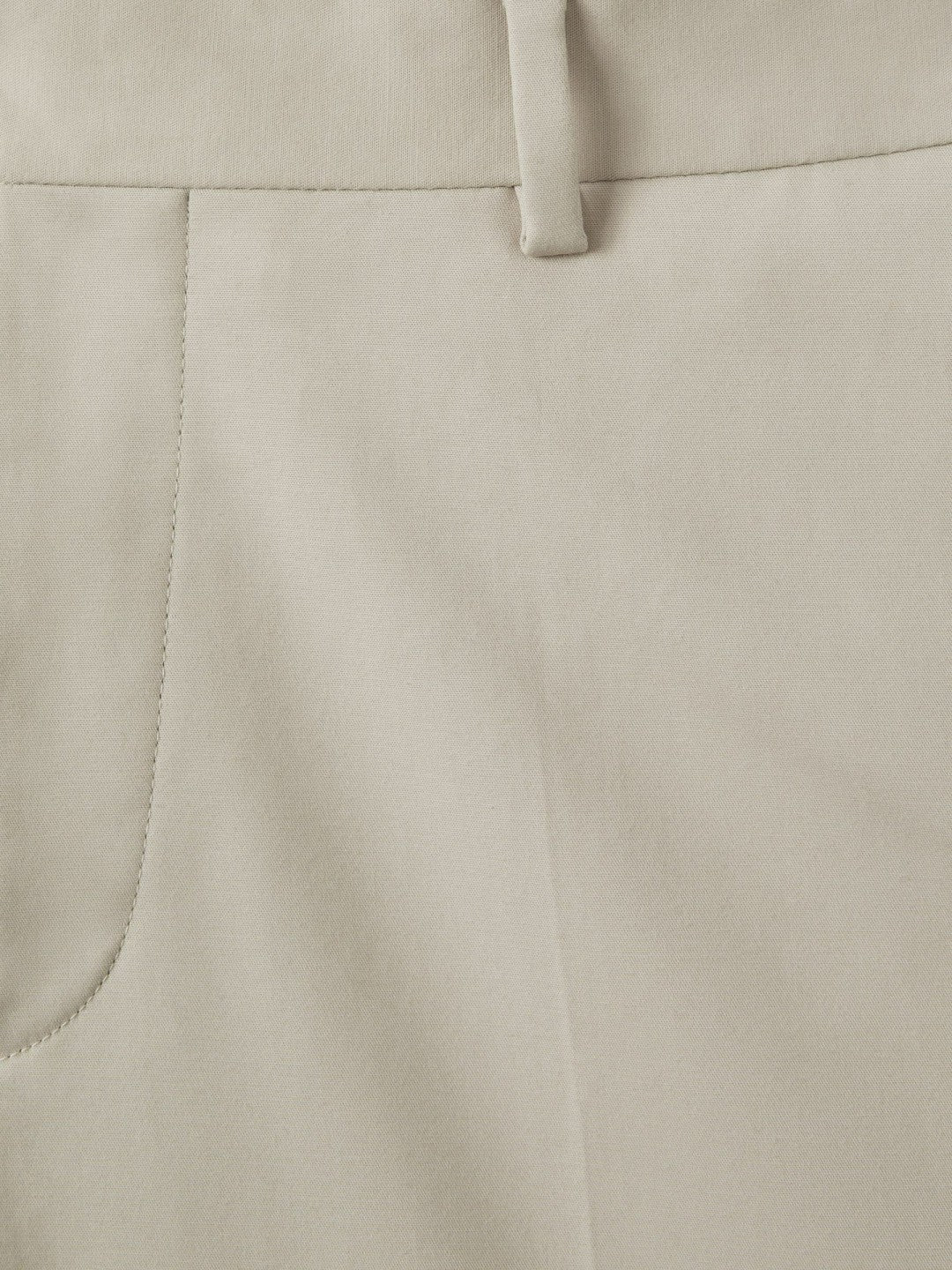 Reiss Slim Fit Cotton Blend Chinos in Stone