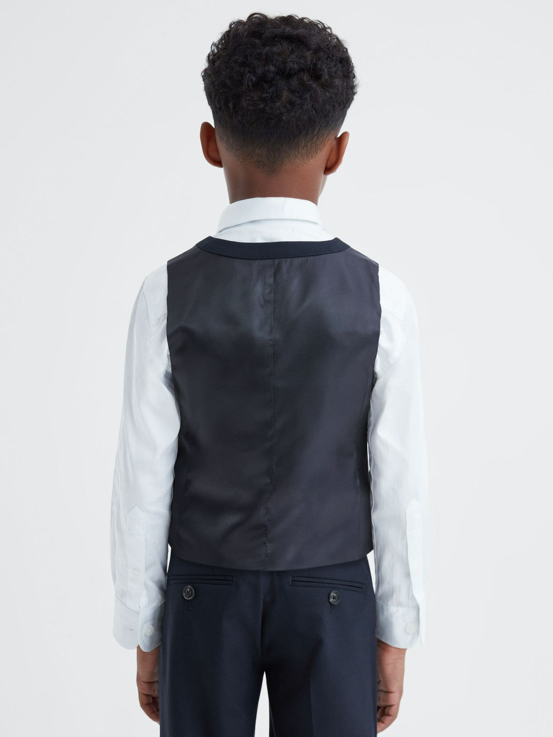 Reiss Value - 3-9 yrs Wool Blend Waistcoat in Navy