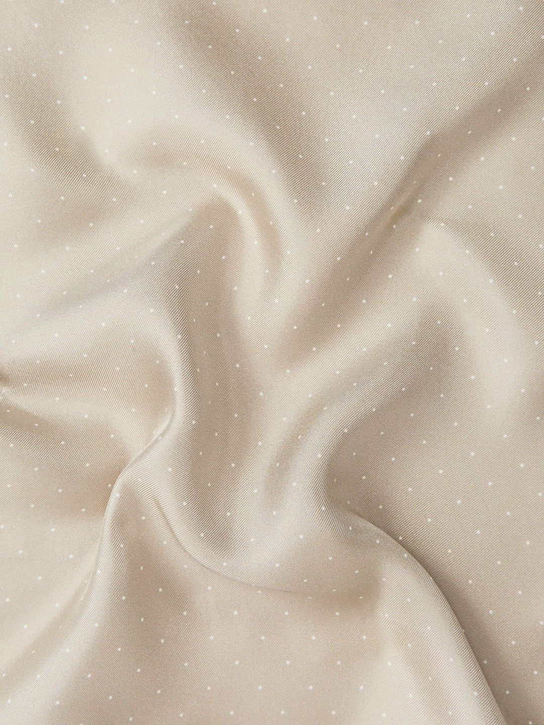Reiss Savings - Polka Dot Silk Pocket Square in Stone