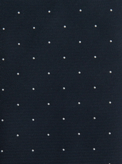 Reiss Affordable - Polka Dot Silk Tie in Navy