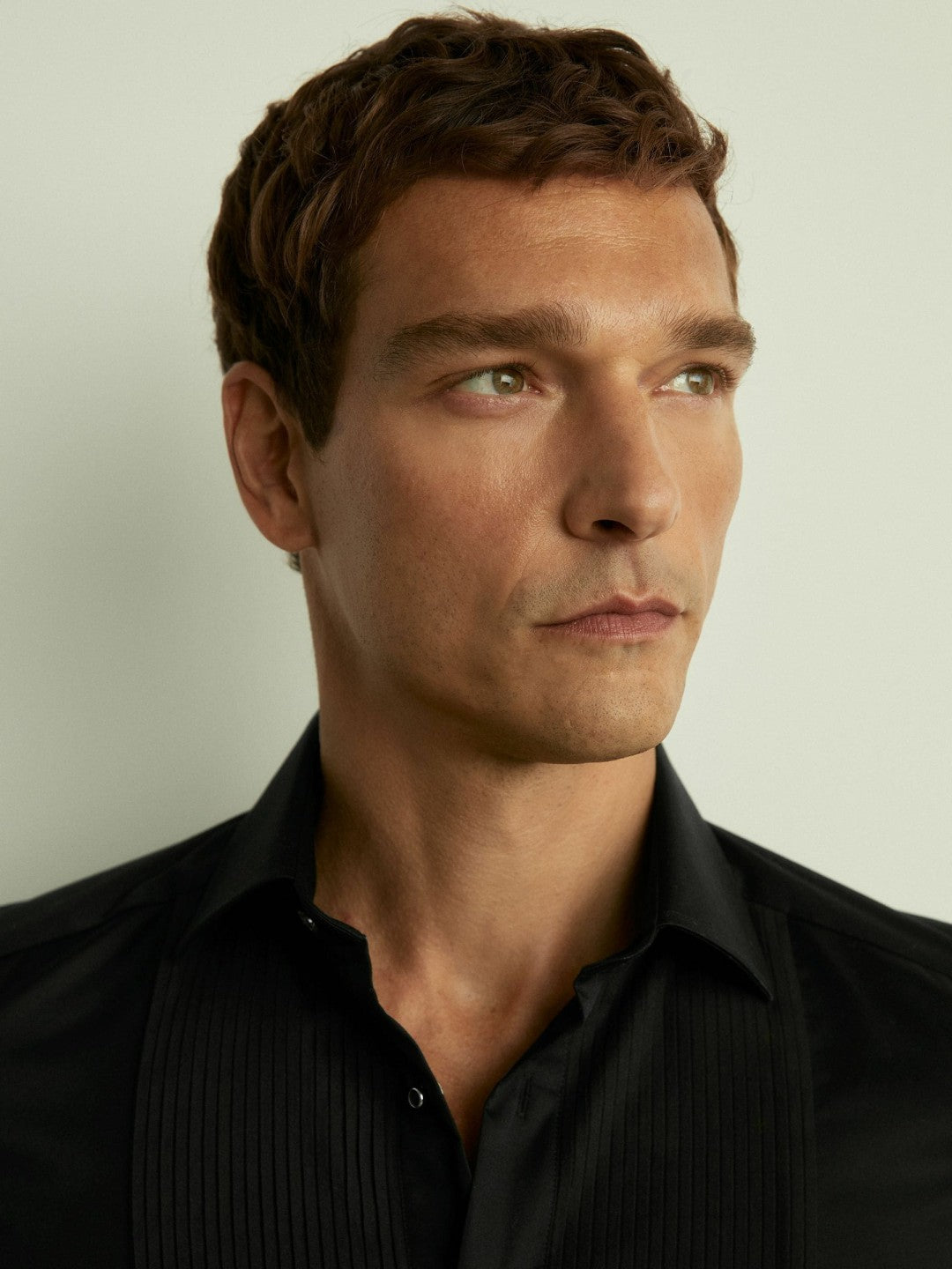 Reiss Affordable - Slim Fit Cotton Dinner Shirt in Black