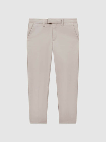 Reiss Popular Choice - 9-14 yrs Slim Fit Tapered Chinos in Stone