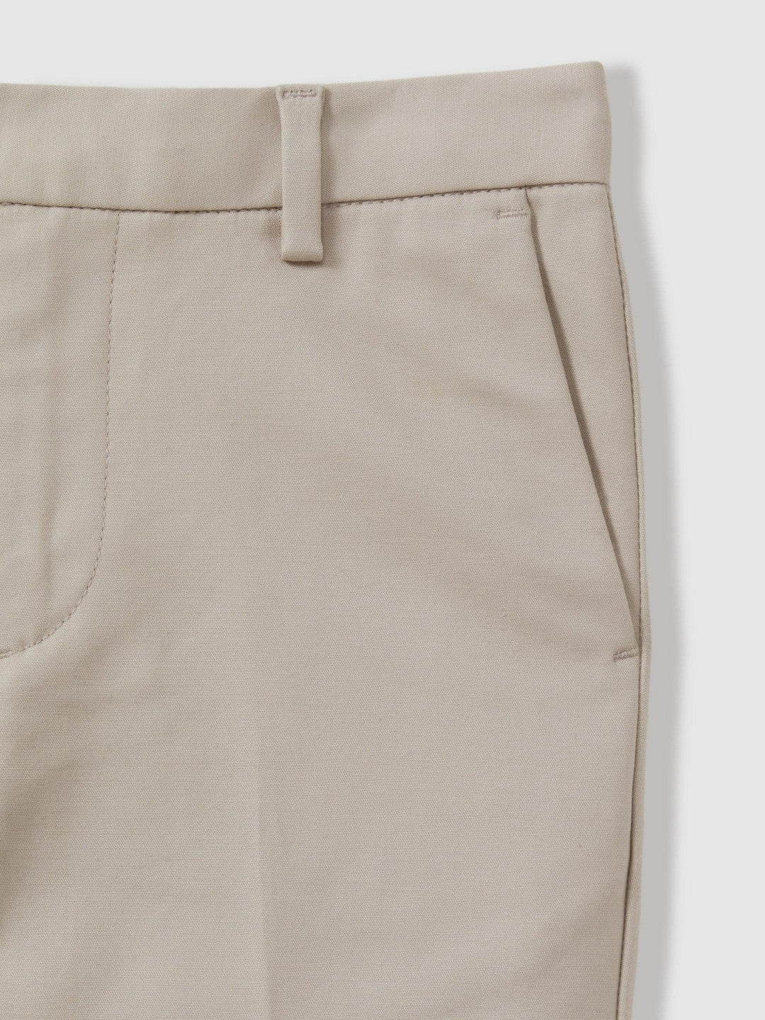 Reiss 9-13 yrs Slim Fit Tapered Chinos in Stone