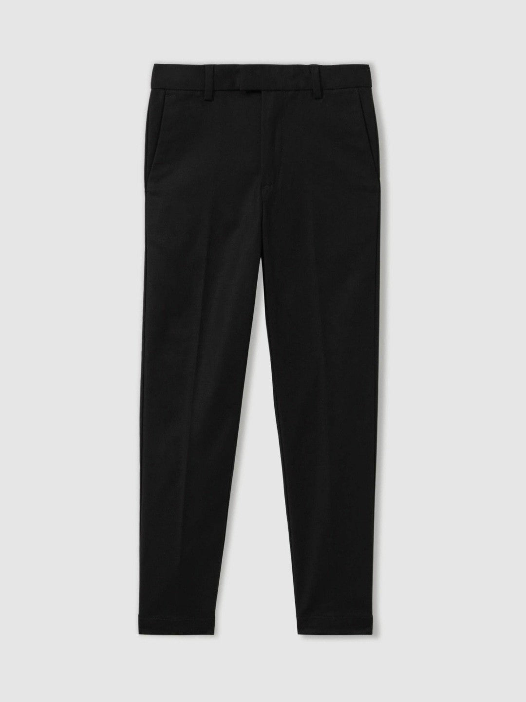 Reiss 3-9 yrs Slim Fit Tapered Chinos in Black