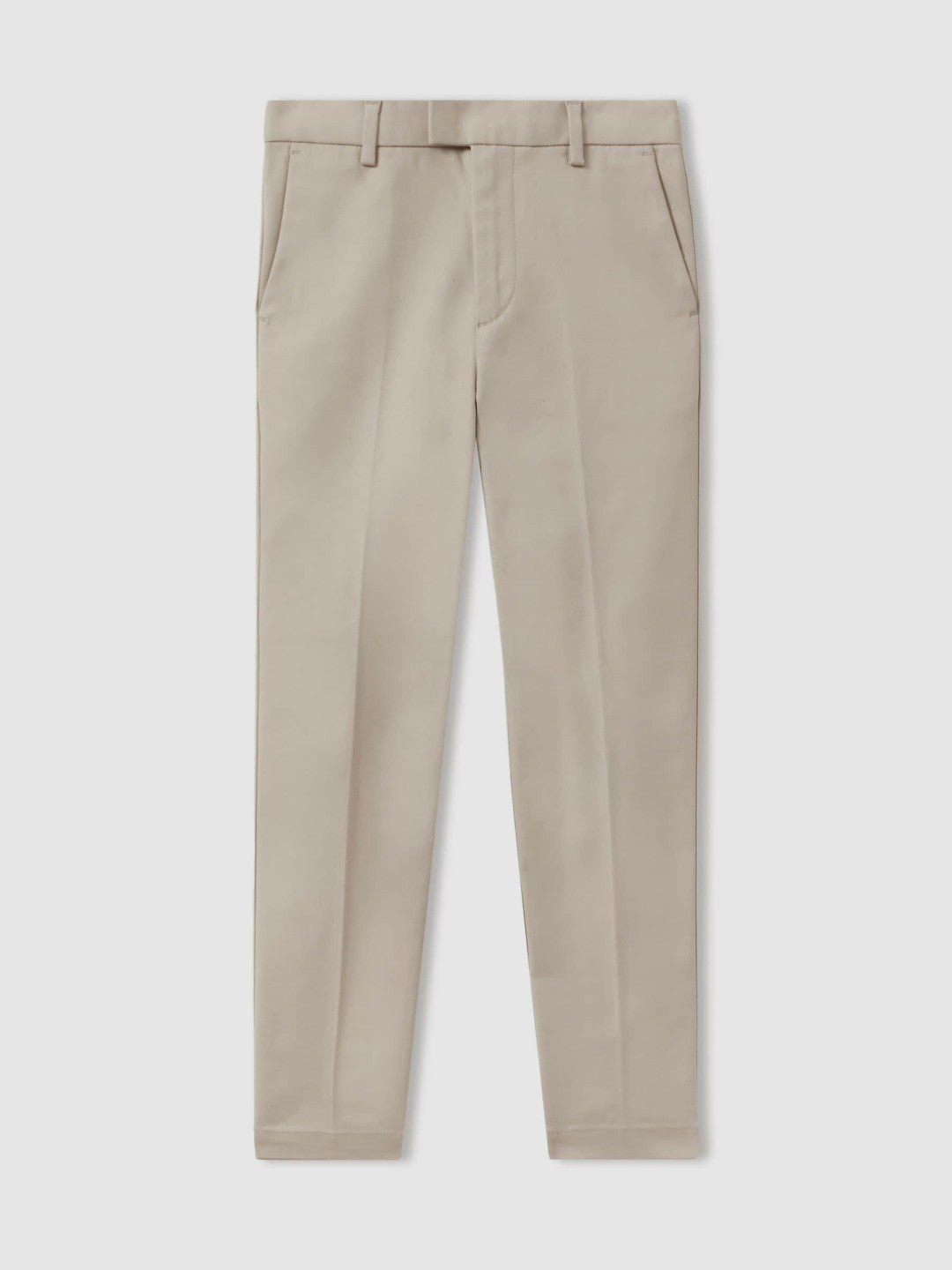 Reiss Affordable - 13-14 yrs Slim Fit Tapered Chinos in Stone