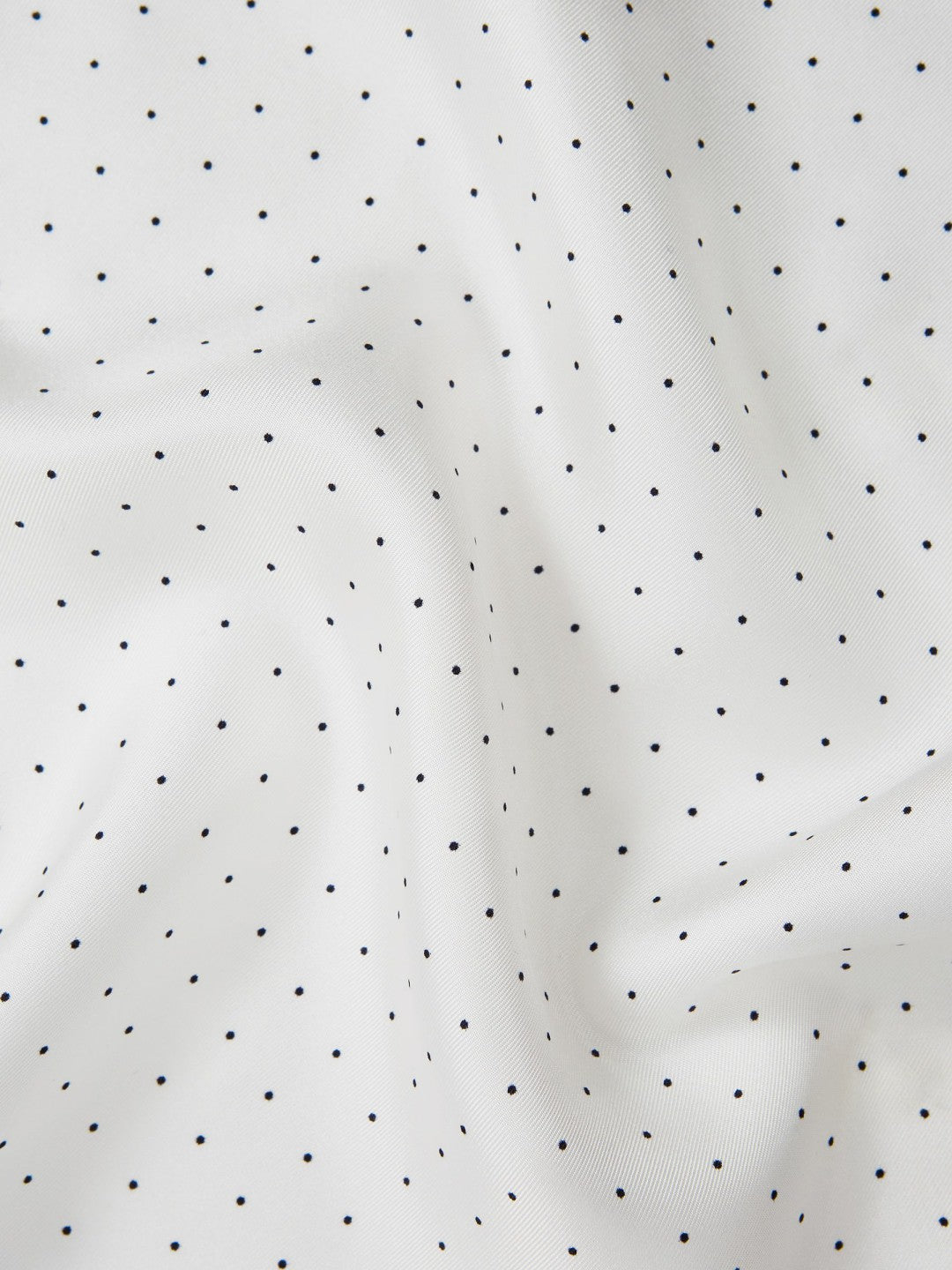Reiss Savings - Polka Dot Silk Pocket Square in White