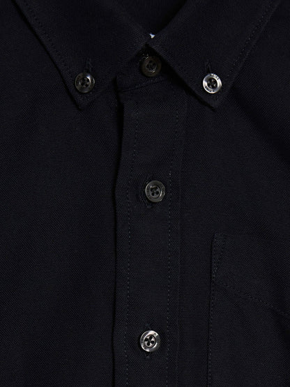 Reiss Best Seller - Junior Button Down Oxford Shirt in Navy