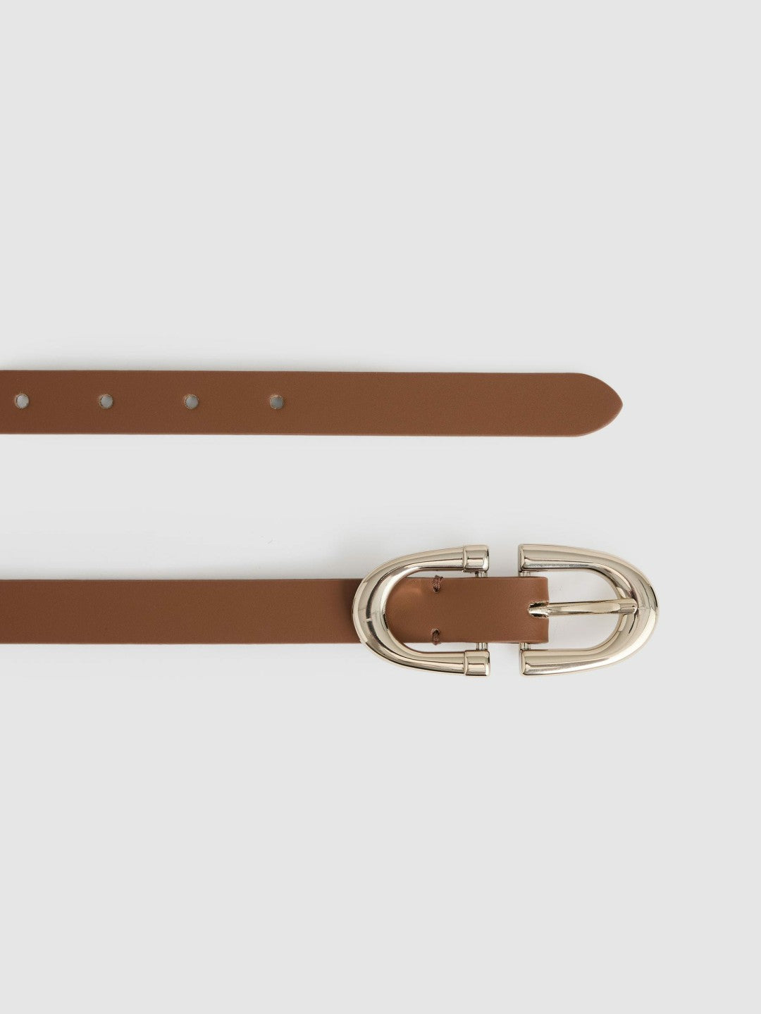 Reiss Affordable - Horseshoe Belt in Tan