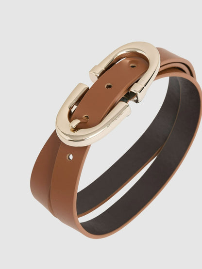 Reiss Affordable - Horseshoe Belt in Tan