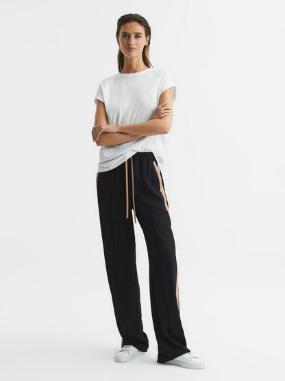 Reiss Affordable - Cotton-Jersey Crew Neck T-Shirt in White