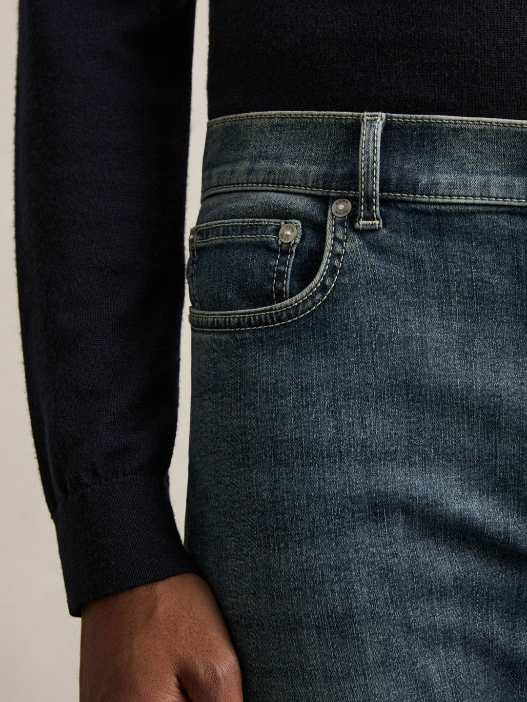 Reiss Savings - Skinny-Fit Jeans in Washed Indigo Grey Cast