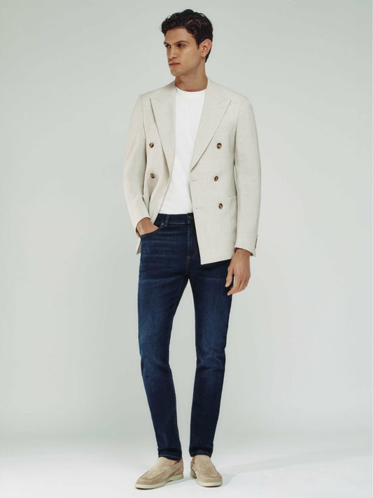 Reiss Deal - Skinny-Fit Jeans in Washed Dark Indigo