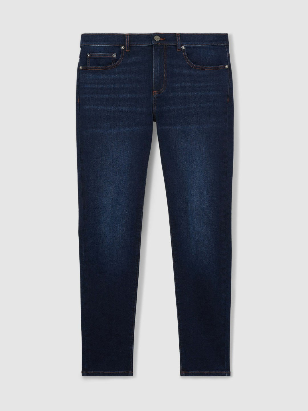 Reiss Deal - Skinny-Fit Jeans in Washed Dark Indigo
