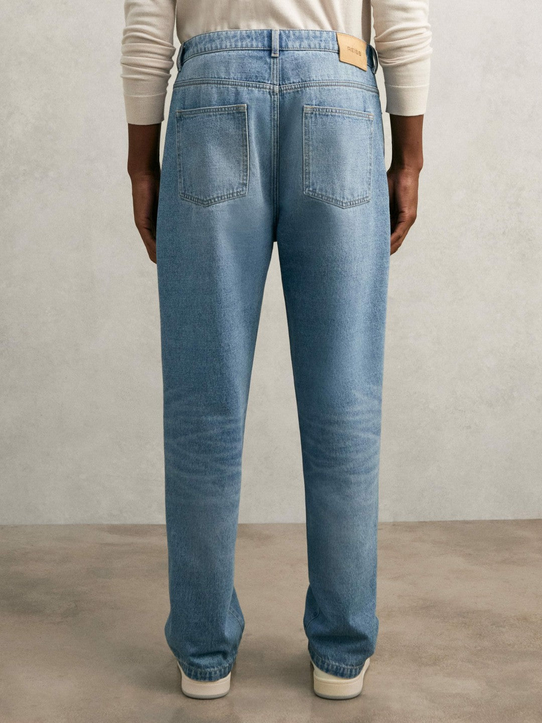 Reiss Savings - Loose-Fit Jeans in Light Blue Wash