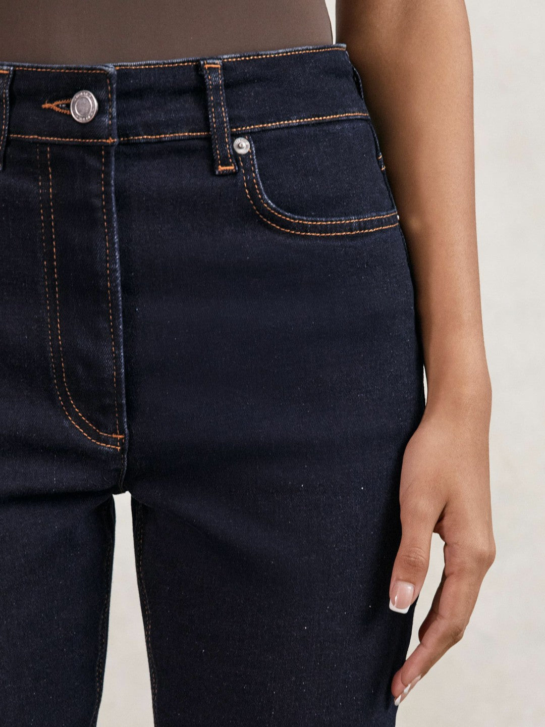 Reiss Petite Skinny Jeans in Dark Blue