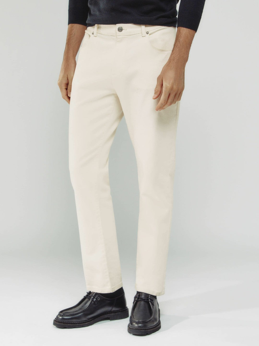 Reiss Featured - Straight-Leg Jeans in White