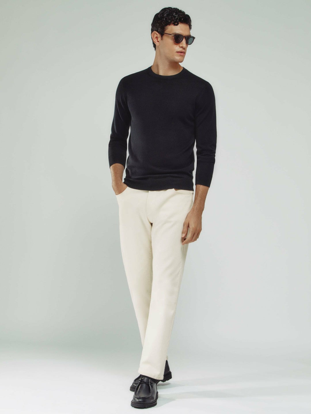Reiss Featured - Straight-Leg Jeans in White