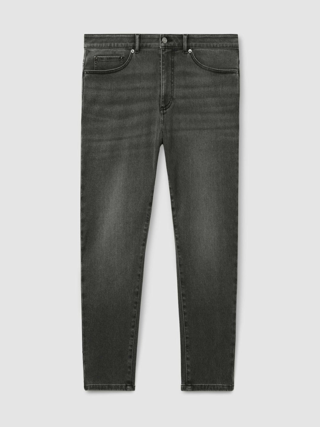 Reiss Offer - Relaxed-Fit Cropped Jeans in Washed Black