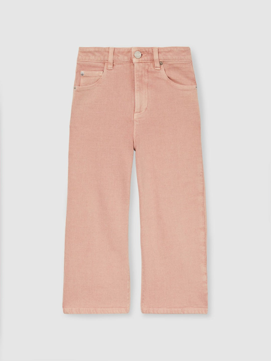 Reiss Affordable - 13-14 yrs Wide-Leg Jeans in Pink