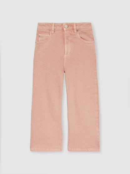 Reiss Affordable - 13-14 yrs Wide-Leg Jeans in Pink