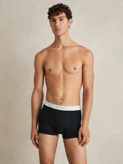 Reiss Savings - Stretch-Cotton Boxers 3 Pack in Blue Multi