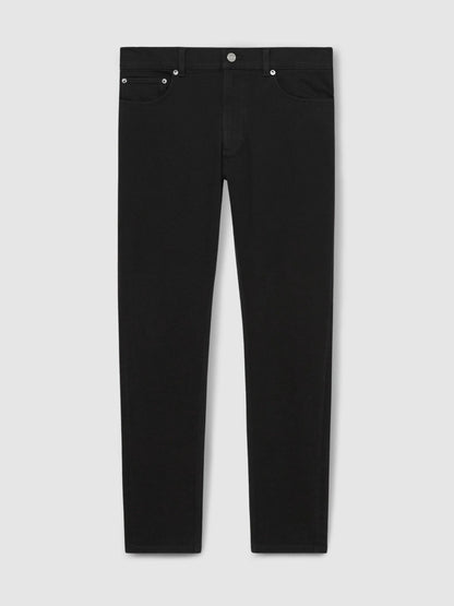 Reiss Affordable - Cotton-Stretch Slim-Fit Jeans in Stay Black