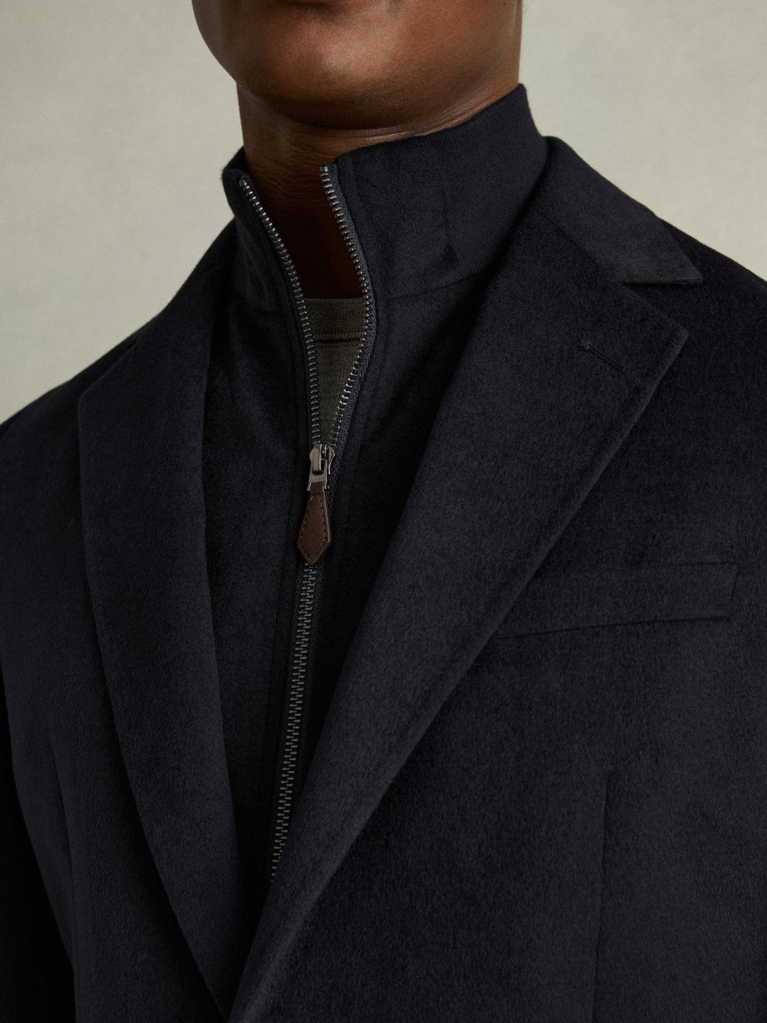 Reiss Best Seller - Single-Breasted Blazer With Gilet Insert Regular-Fit in Navy