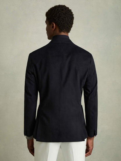 Reiss Best Seller - Single-Breasted Blazer With Gilet Insert Regular-Fit in Navy