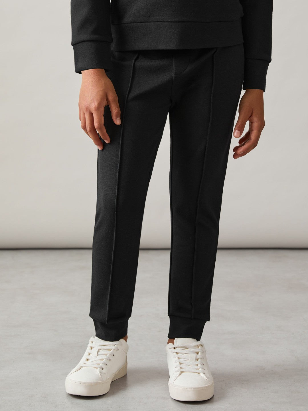 Reiss Best Seller - 3-9 yrs Relaxed Drawstring Joggers in Black