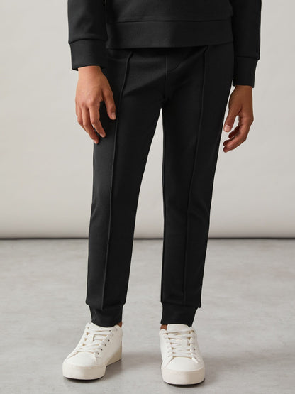 Reiss Best Seller - 3-9 yrs Relaxed Drawstring Joggers in Black