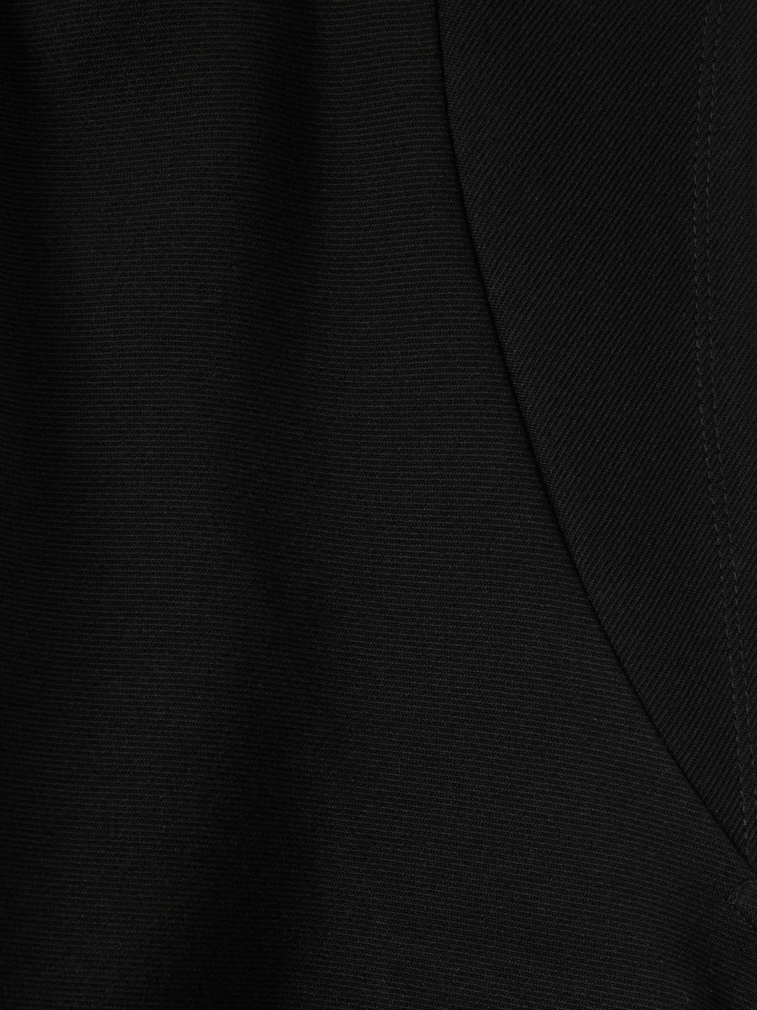 Reiss Twill-Jersey Draped Midi Dress in Black