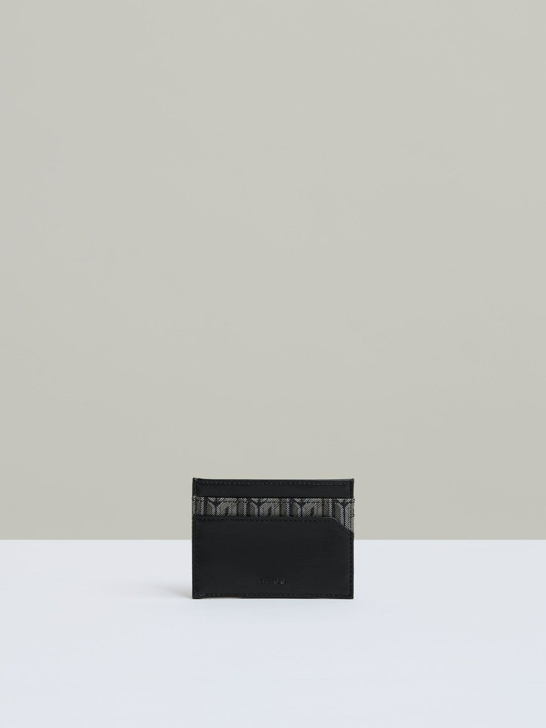 Reiss Offer - Monogram Canvas Card Holder in Black